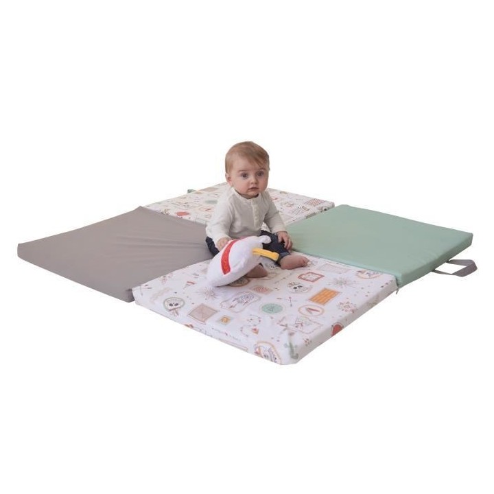 TINEO Tapis Malin Indian Spirit 3 en 1 - Evolutif - Déhoussable - 120