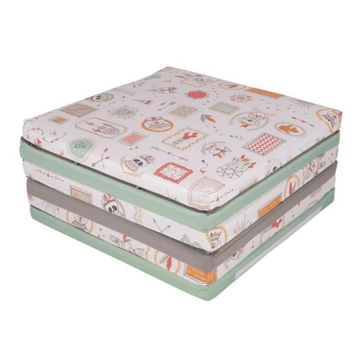 TINEO Maxi Tapis Malin Indian Spirit 5 en 1 - Evolutif - Déhoussable