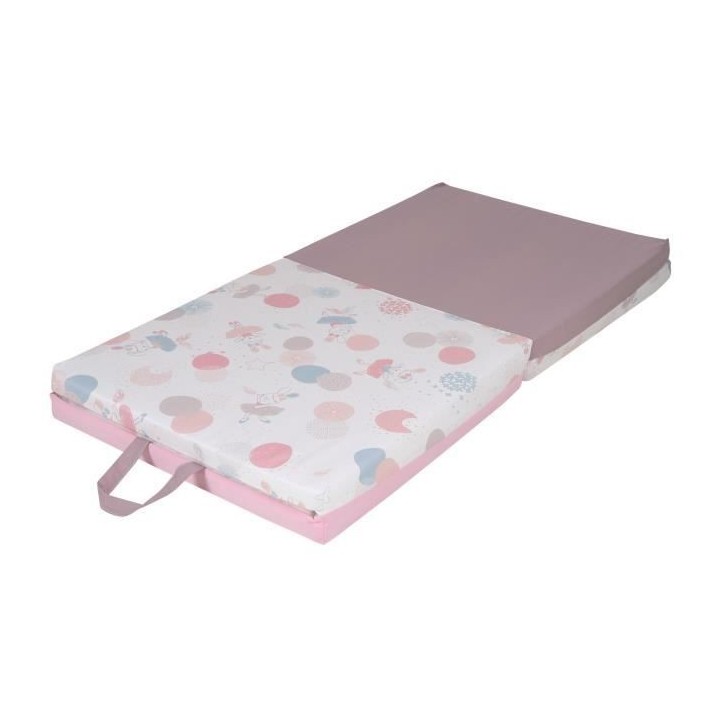 TINEO Tapis Malin Ballerine 3 en 1 - Evolutif - Déhoussable - 120x120