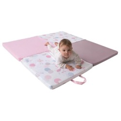 TINEO Tapis Malin Ballerine 3 en 1 - Evolutif - Déhoussable - 120x120 cm - Nouvelle collection