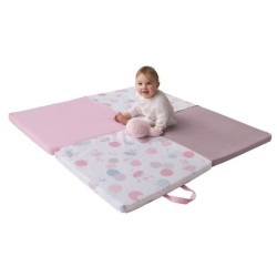 TINEO Tapis Malin Ballerine 3 en 1 - Evolutif - Déhoussable - 120x120 cm - Nouvelle collection