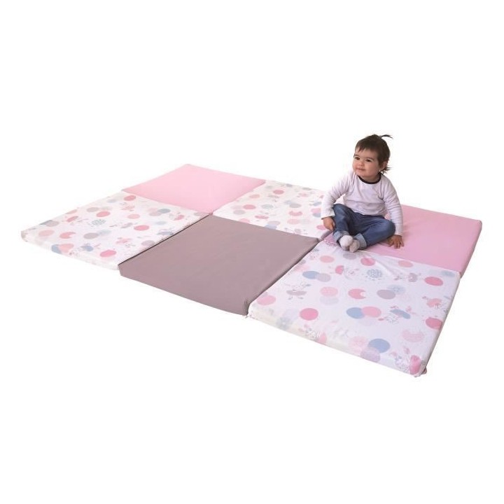 TINEO Maxi Tapis Malin Ballerine 5 en 1 - Evolutif - Déhoussable - 18