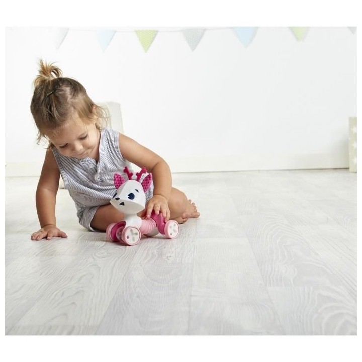 TINY LOVE Jouet d'eveil Tiny Roller Friends Violet Florence la biche