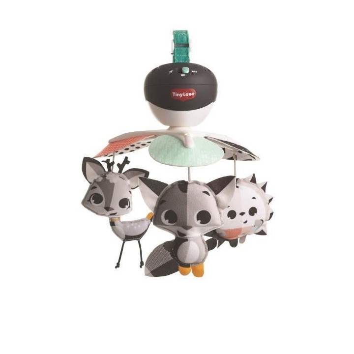 Tiny Love Mobile de Voyage pour Lit et poussette, Musical 3 en 1 pour