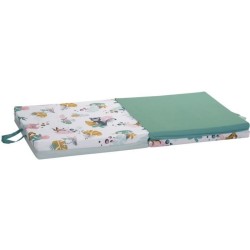 Tinéo Éveil Tapis Malin Jungles Buddies 3 en 1 - Evolutif - Déhoussable - 120x120 cm - Nouvelle collection