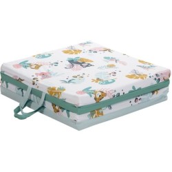 Tinéo Éveil Tapis Malin Jungles Buddies 3 en 1 - Evolutif - Déhoussable - 120x120 cm - Nouvelle collection