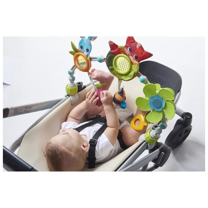 Tiny Love Arche d'activités Articulée pour poussette, clip universel