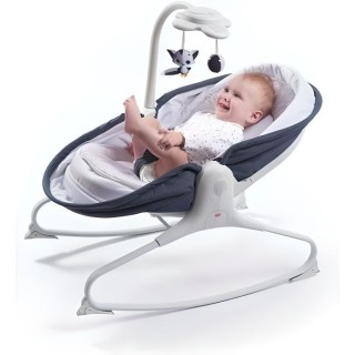 Tiny Love Rocker Napper Transat Bebe 3 en 1 Balancelle et Berceau, ave