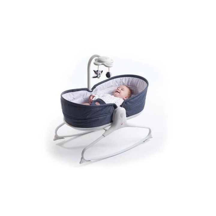 Tiny Love Rocker Napper Transat Bebe 3 en 1 Balancelle et Berceau, ave
