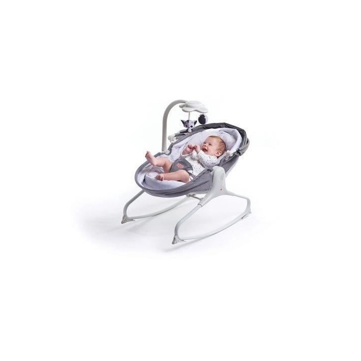 Tiny Love Rocker Napper Cozy, Transat Bebe 3 en 1 Balancelle Et Bercea