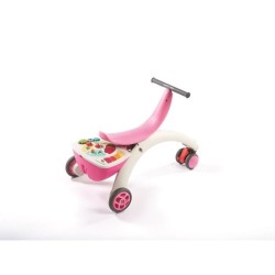 TINY LOVE Chariot de marche, Trotteur Evolutif Tiny Rider 5 en 1, avec frein, Rose