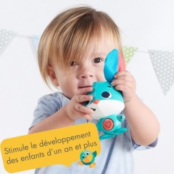 Tiny Love Wonder Buddy Thomas le Lapin, Compagnon interactif, Jouet éducatif pour enfants d'un an, 12 mois et plus