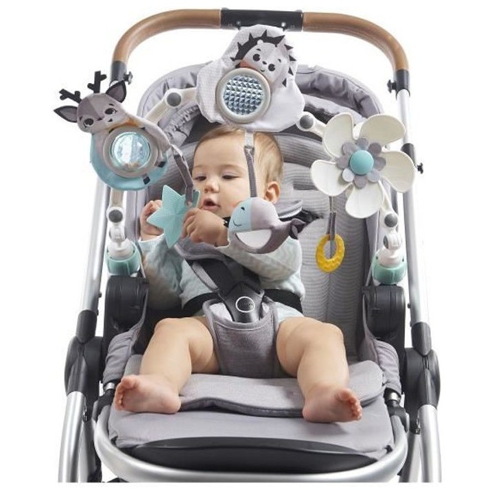 Tiny Love Arche d'activités Articulée pour poussette, clip universel