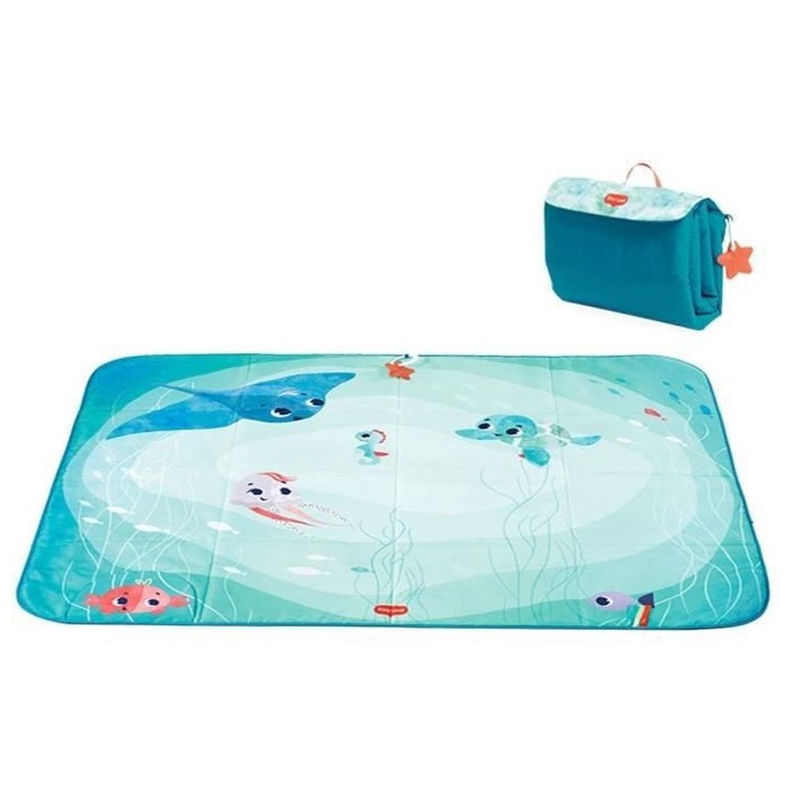 TINY LOVE Tapis d'éveil et de jeux en mousse XXL Puzzle et 3D, Black