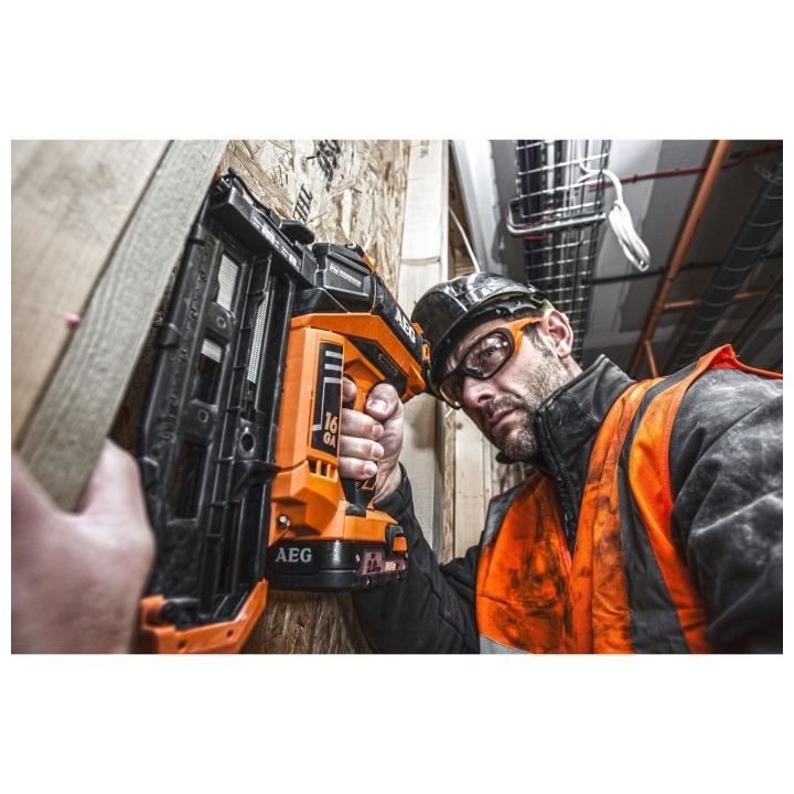 Cloueur de finition brushless AEG 18V 1.6mm Li-ion sans batterie ni ch
