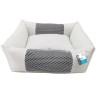 M PETS NEST - Paniere pour chien et chat - Taille S - Bleu et blanc