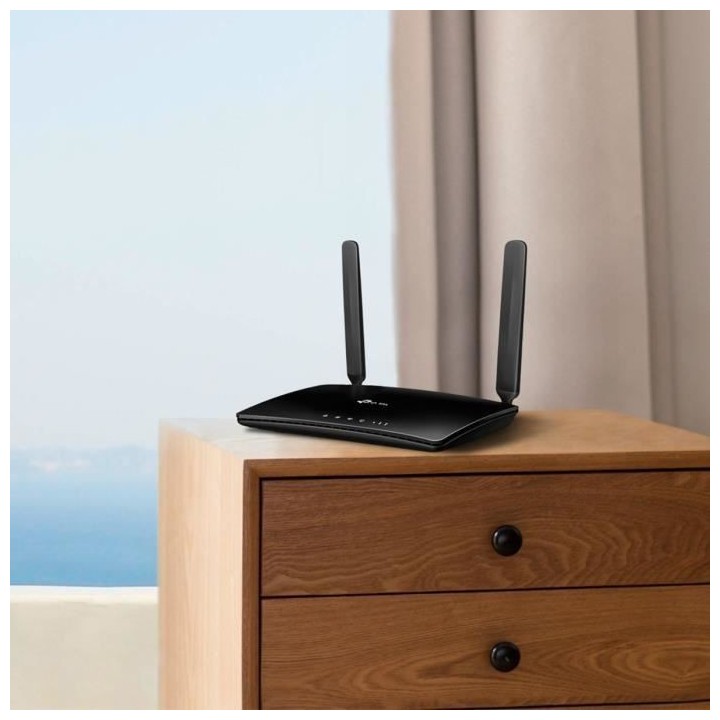 TP-Link - TL-MR6400 - Routeur 4G LTE WiFi N 300 Mbps avec antennes dé