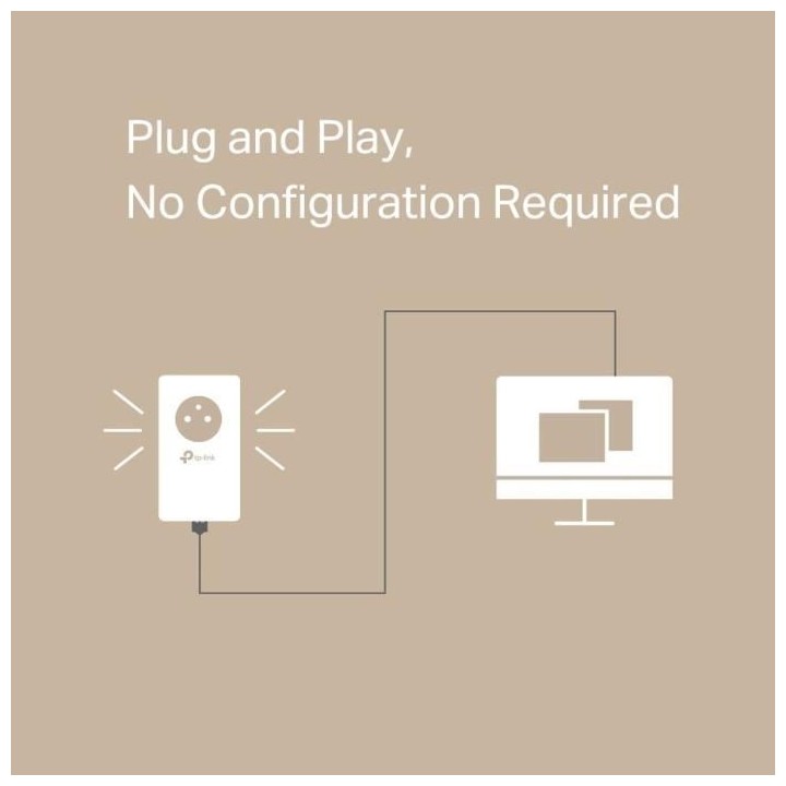 TP-Link TL-PA7017P KIT(FR) CPL 1000Mbps, Prise CPL avec 1 Port Gigabit