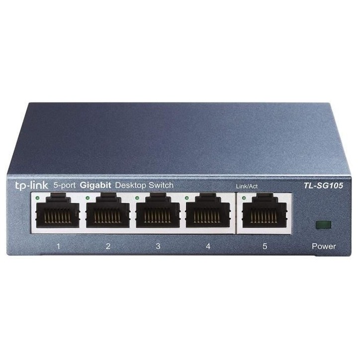 Switch Ethernet Gigabit - TP-LINK - 10/100/1000 Mbps - 5 ports RJ45 me