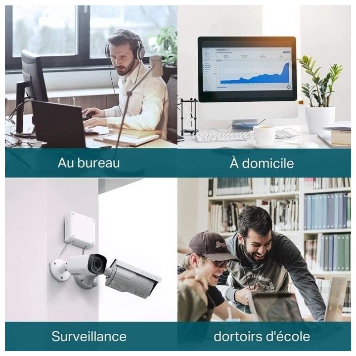 Switch Ethernet Gigabit - TP-LINK - 10/100/1000 Mbps - 5 ports RJ45 me