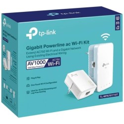 CPL WiFi AC 750 Mbps + CPL 1000 Mbps - TP-Link TL-WPA7517 KIT - Port Ethernet Gigabit - Idéale pour le service Multi-TV