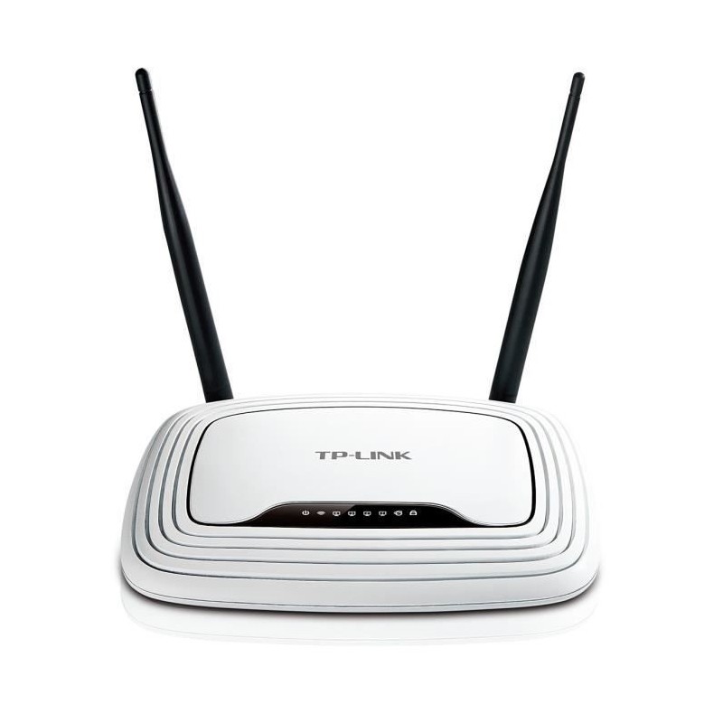 Routeur WiFi - TP-LINK - N300 Vitesse WiFi jusqu'a 300 Mbps - WiFi bande de 2,4GHz - 5 ports (4 ports Ethernet) - TL-WR841N