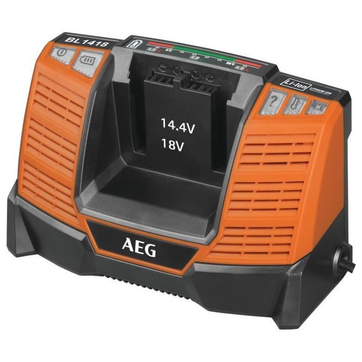 AEG Chargeur GBS NiCD / NIMH / LI-ION BL1418, batterie Pro lithium (a