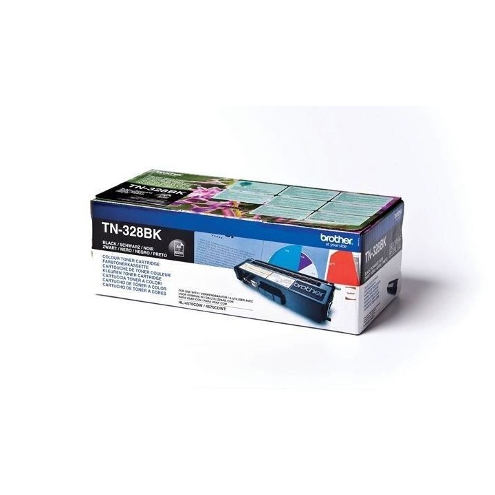 Brother TN-328BK Toner Laser Noir