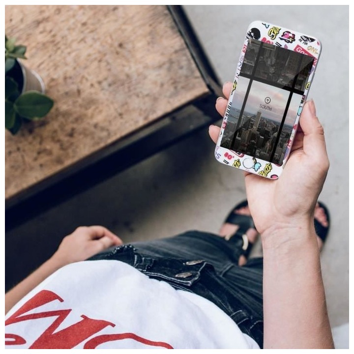 T'nB TGIPH8STICK Protection verre trempé + accessoires Transparent/Bo