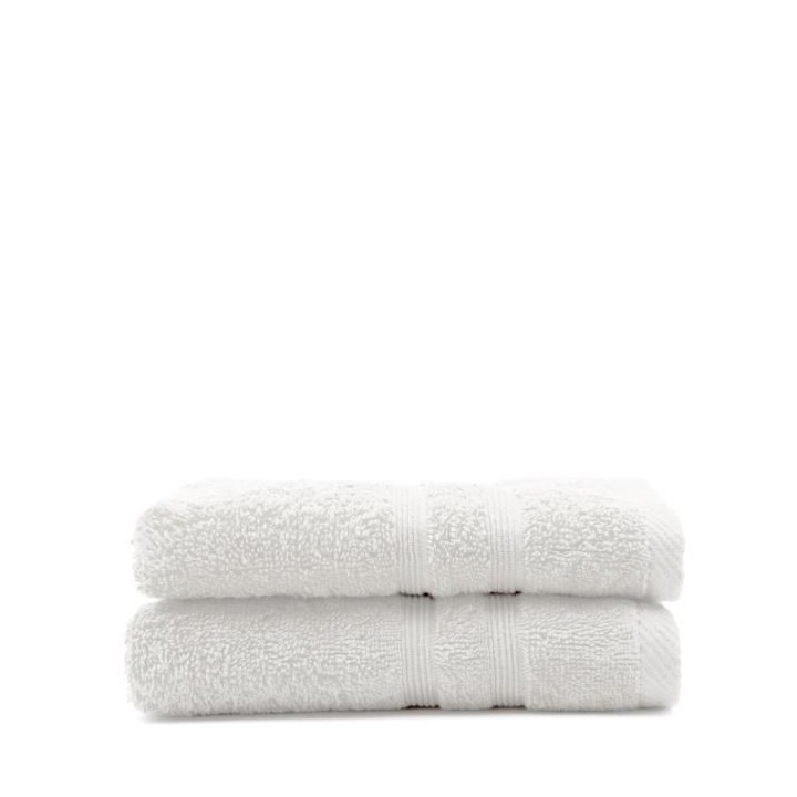 TODAY Lot de 2 Serviettes de toilette Chantilly - 100% Coton - 50 x 10