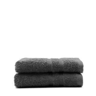 TODAY Lot de 2 Serviettes de toilette Canon de fusil - 100% Coton - 50