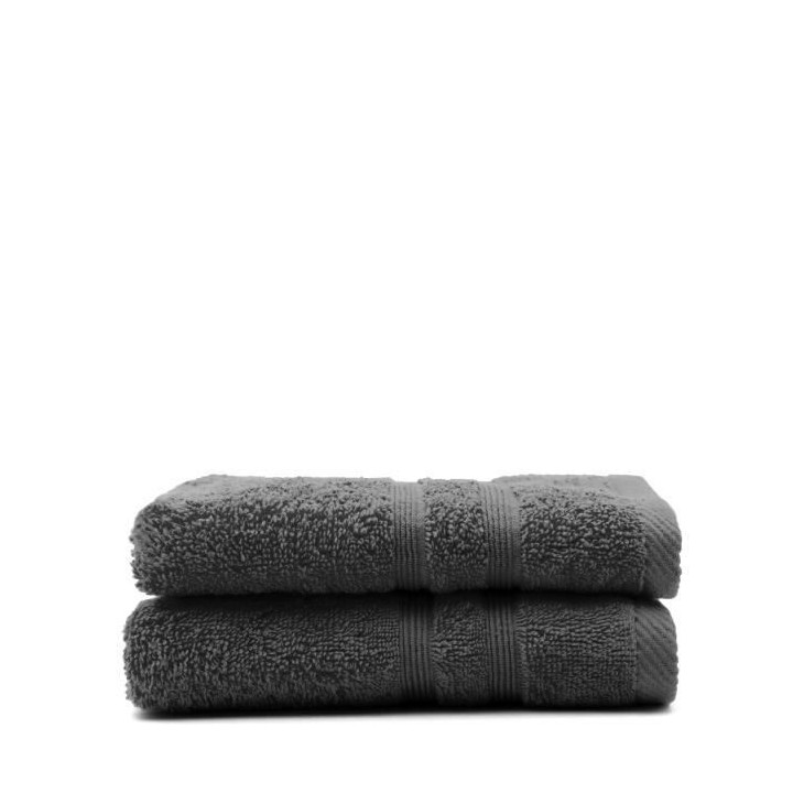 TODAY Lot de 2 Serviettes de toilette Canon de fusil - 100% Coton - 50