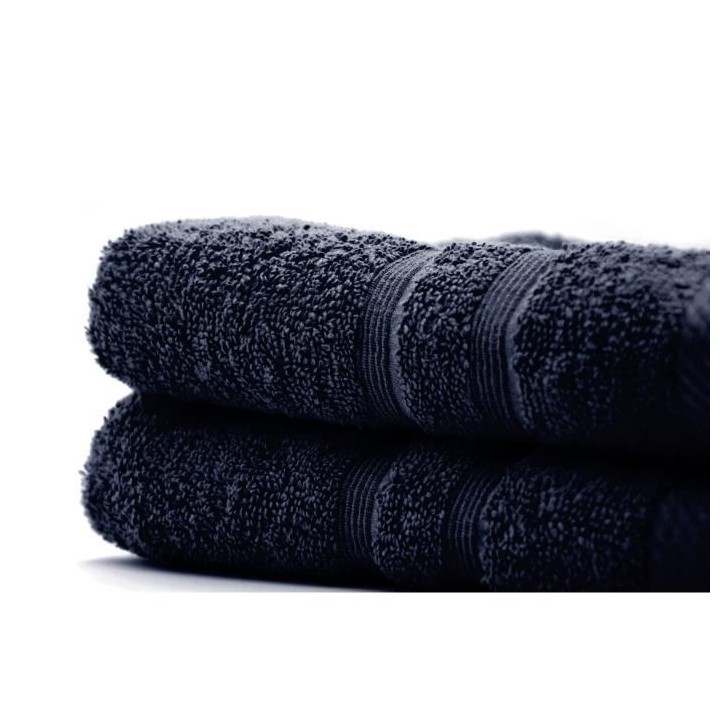 TODAY Lot de 2 Serviettes de toilette Ciel d'orage - 100% Coton - 50 x