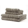 TODAY Lot de 2 Serviettes 50 x 100 cm + 2 Draps de bain 70 x 130 cm - 100% Coton - Mastic TODAY