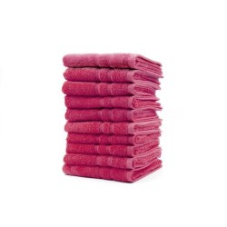 TODAY Lot de 10 Serviettes de toilette Jus de myrtille - 100% Coton - 50 x 100 cm TODAY