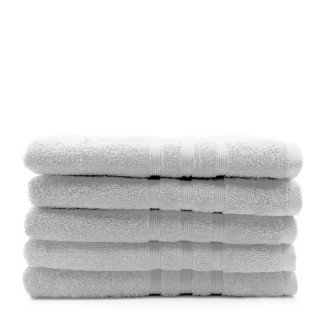 TODAY Lot de 5 Draps de bain Chantilly - 70 x 130 cm - 100% coton TODA