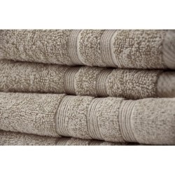 TODAY Lot de 5 Draps de bain Mastic - 70 x 130 cm - 100% coton TODAY