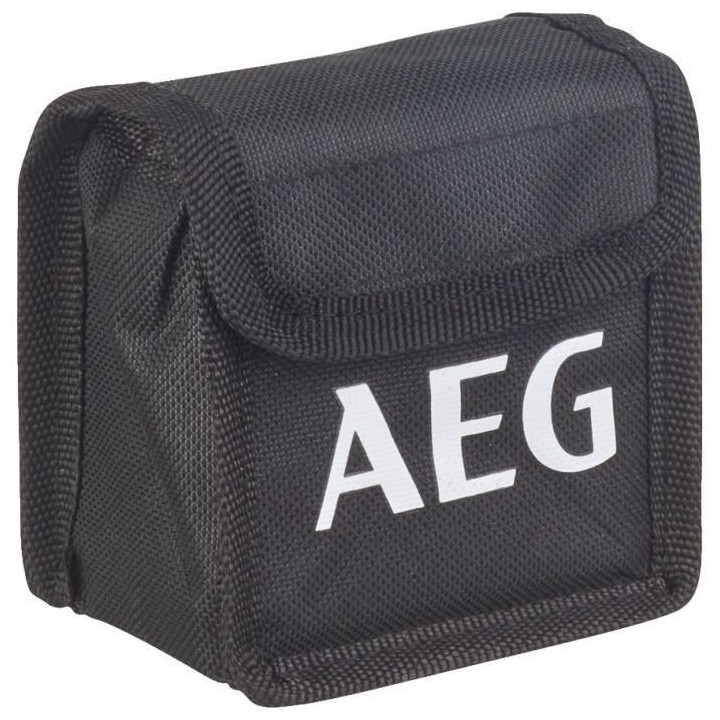 AEG Mesure laser CLR215-B, portée 15 m, laser rouge, 2 lignes, avec 1