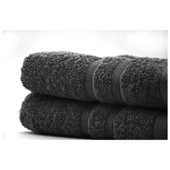 TODAY Lot de 1 Serviette de bain 50 x 100 cm + 1 Drap de bain 70 x 130