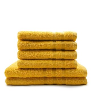 TODAY Lot de 4 Serviettes de bain 50 x 100 cm + 2 Draps de bain 70 x 1