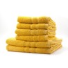 TODAY Lot de 4 Serviettes de bain 50 x 100 cm + 2 Draps de bain 70 x 130 cm Safran - 100% coton TODAY