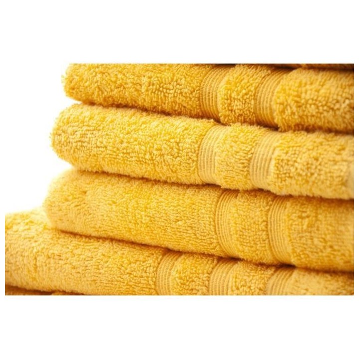 TODAY Lot de 4 Serviettes de bain 50 x 100 cm + 2 Draps de bain 70 x 1