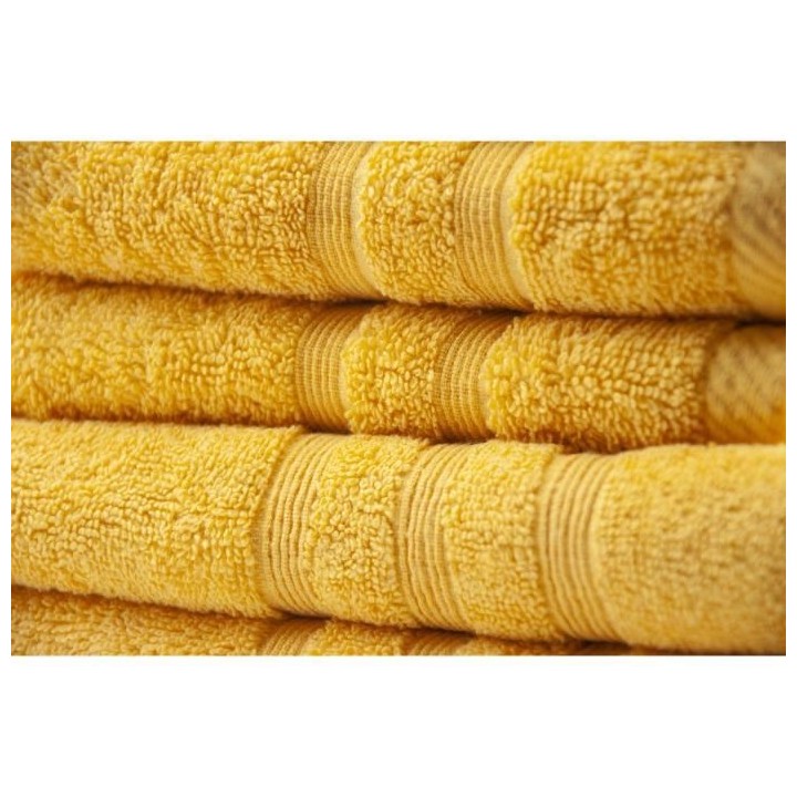 TODAY Lot de 4 Serviettes de bain 50 x 100 cm + 2 Draps de bain 70 x 1