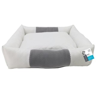 M PETS NEST - Paniere pour chien et chat - Taille L - Bleu et blanc