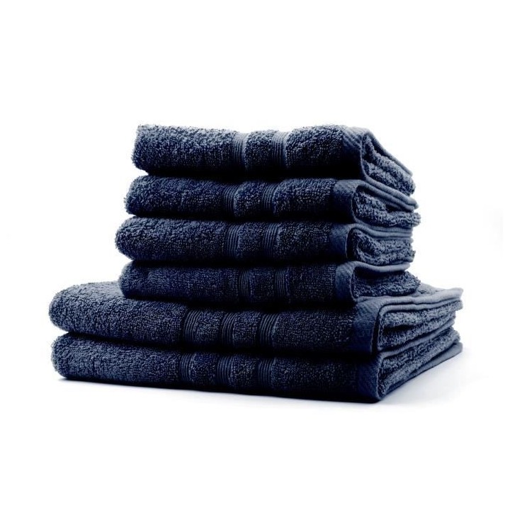 TODAY Lot de 4 Serviettes de bain 50 x 100 cm + 2 Draps de bain 70 x 1