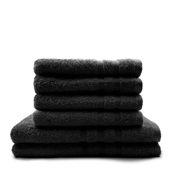 TODAY Lot de 4 Serviettes de bain 50 x 100 cm + 2 Draps de bain 70 x 1