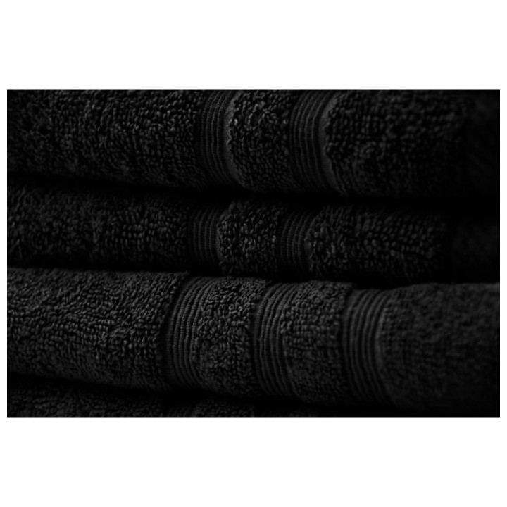 TODAY Lot de 4 Serviettes de bain 50 x 100 cm + 2 Draps de bain 70 x 1