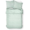 TODAY Parure de lit Scandi - 1 housse de couette 240 x 260 cm + 2 Taies d'Oreiller 63 x 63 cm - 100% Coton 57 Fils - Vert TODAY