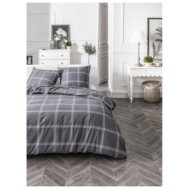 TODAY Parure de lit Mawira 1.8 - 1 housse de couette 240 x 260 cm et 2