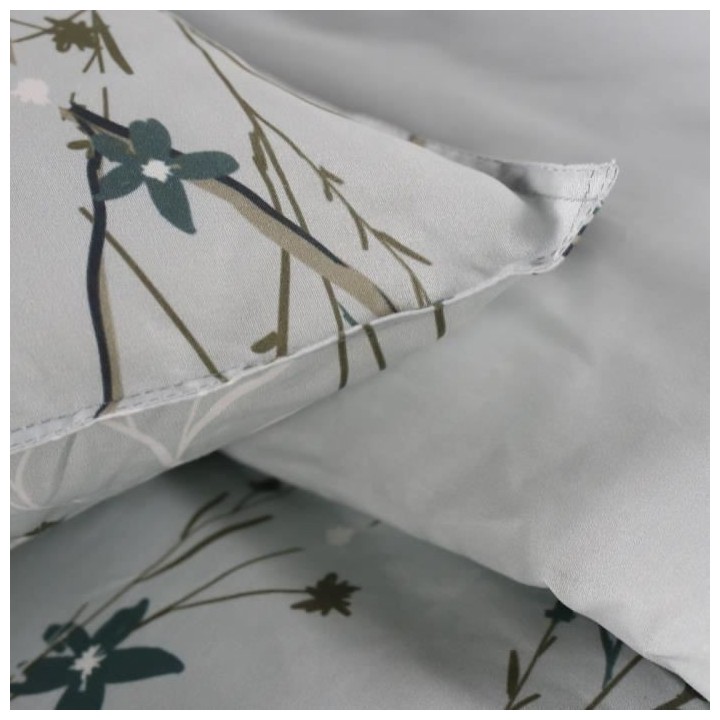 Parure de lit - Sunhine 7.49 - 220 x 240 cm - 100% coton - Imprimé fl
